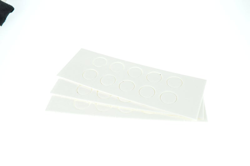 mEssentials 54 Round Refill Pads for Aromatherapy Essential Oil Diffusers and Lockets - 16mm Diameter and 2mm Thick - The Size of a US dime, Biodegradable Cellulose Paper, Made in The USA - Image 2